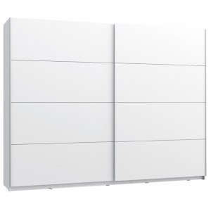 Шкаф-купе Starlet White STPS124E1 Forte белый / белый глянец