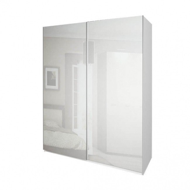 Шафа-купе Белла 1,5 BL-19-WB MiroMark білий глянець