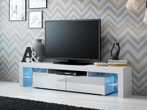 Тумба ТВ Solo RTV Сama білий / білий глянець