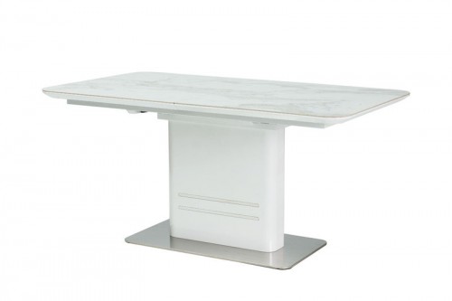 Стіл CARTIER CERAMIC Сигнал Білий 160 (210) x90