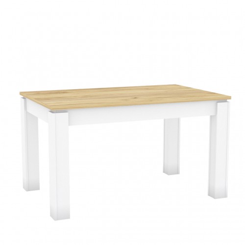 Стол обеденный Camilla L Blonski дуб крафт золотой/белый матовый