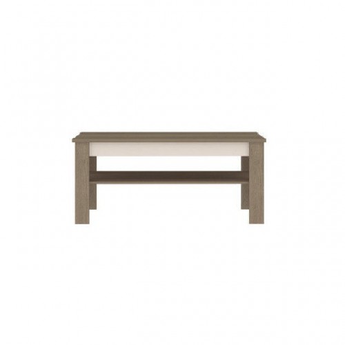 Столик журнальний ARTE Q Blonski дуб Cонома трюфель/білий глянець