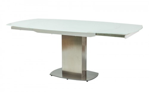 Стол обеденный стеклянный LUCIANO Signal Белый