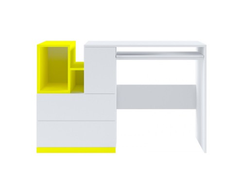 Стол письменный BIU/130 Моби Гербор жолтый/нимфея альба