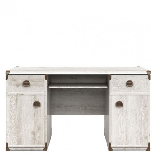 ​Стол письменный JBIU2D2S/140 ИНДИАНА БРВ сосна каньон