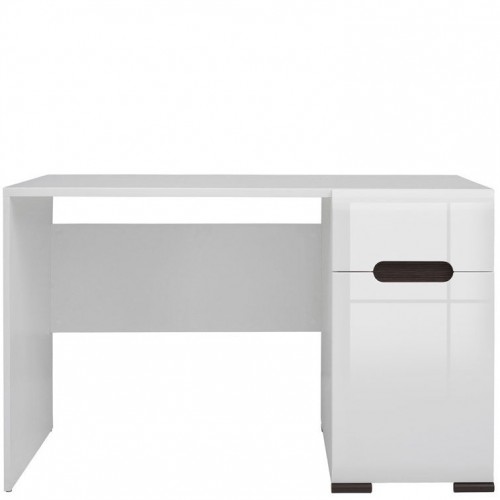 ​Стол письменный BIU1D1S/8/12 АЦТЕКА БРВ  белый / венге магия