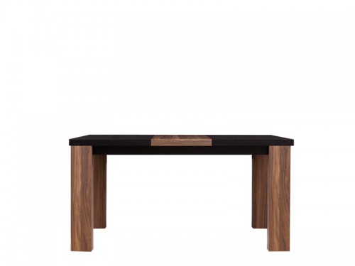 Стол обеденный STO/140 Venom BRW орех merano / черный глянец