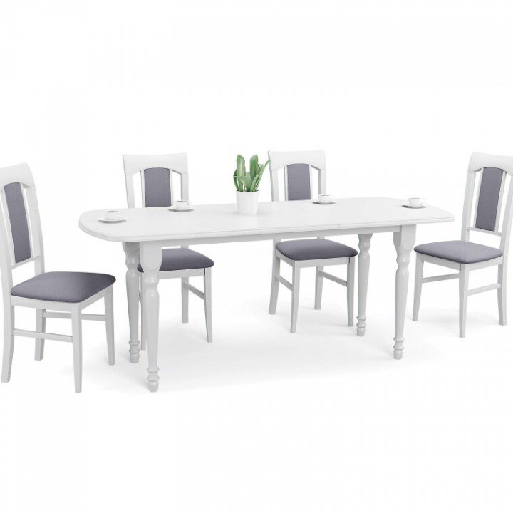 Обеденный Стол ARNOLD Halmar 150-190x80x75 см Белый