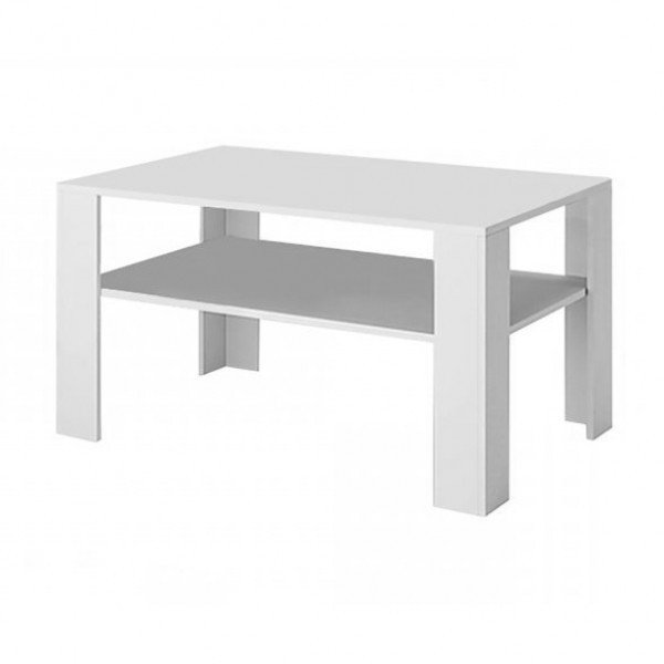 Стіл журнальний Асті 110х70 AS-183-WB MiroMark білий глянець