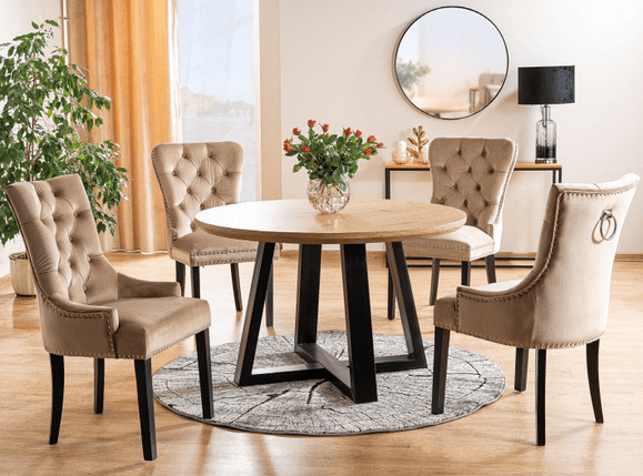 Стол обеденный Signal CONO II 120 Дуб / Черный