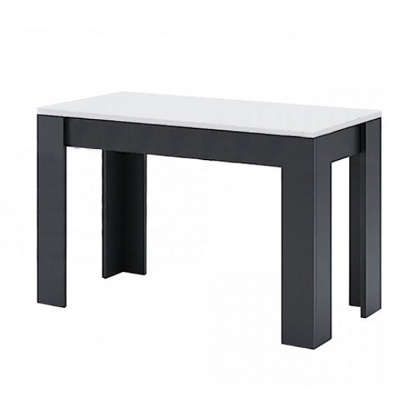 Стол обеденный Виола 120х65 VL-184-WB MiroMark белый/черный