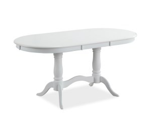 Стол обеденный Signal Savona 120(159)x80 белый