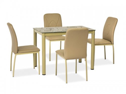 Стол Signal Damar 100х60 Темный беж