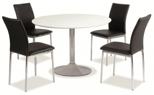 Стол Signal Flavio 90х90 Белый