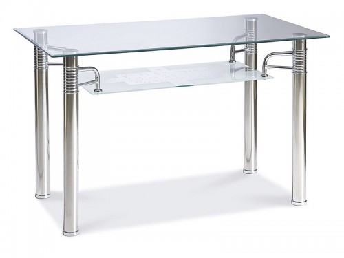 Стол  Signal Reni А 120х65 Прозрачный