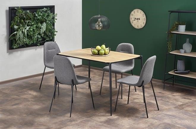 Стол обеденный Halmar Toristo Дуб золотой / Черный