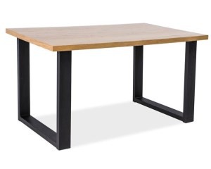 Стол обеденный Signal Umberto 120х80 дуб черный