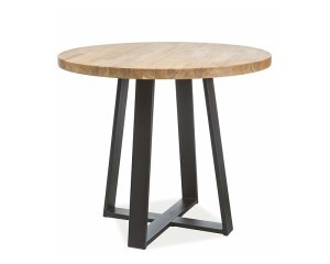 Стол обеденный Signal Vasco LITY 80х80 дуб черный