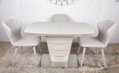 Стол раскладной Atlanta 120/160 Nicolas капучино