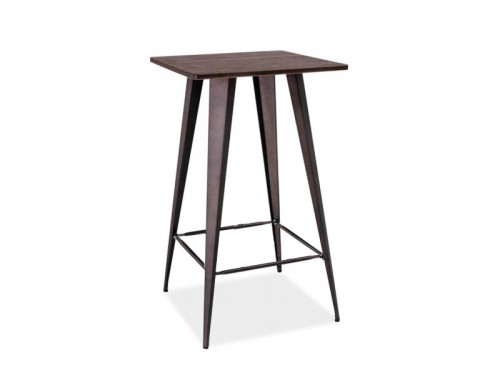 Барный столик RETTO Signal Темный орех Графит