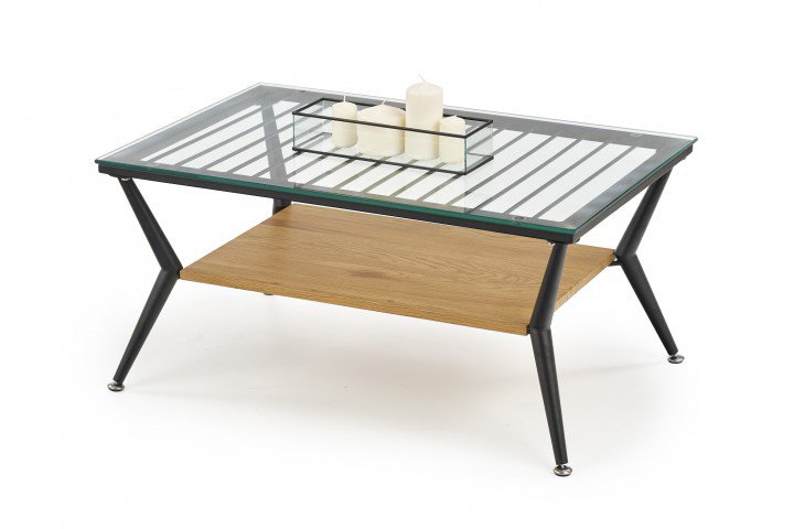 Столик журнальний Halmar Felina Дуб золотий / Чорний