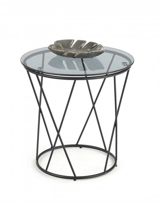 Столик журнальний Halmar Manila Димчастий / Чорний