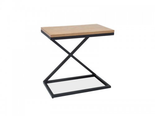 Журнальний столик Signal Liz IІ Дуб/Чорний