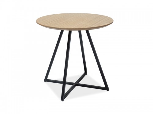 Журнальний столик Signal Vita Дуб/Чорний