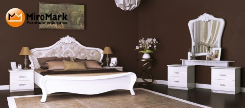 Комплект Прованс 3дв Міромарк білий глянець