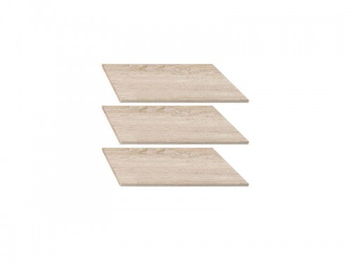 Полиці для шафи SZF3D2S Nepo BRW дуб сонома