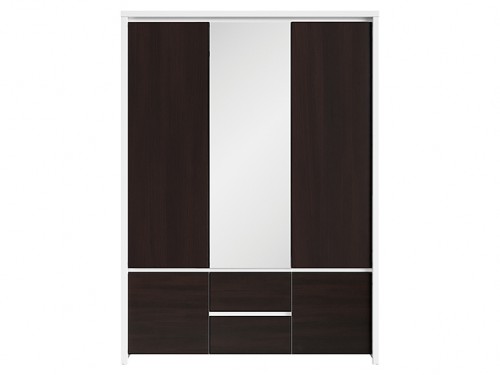 Шафа SZF5D2S Kaspian BRW білий / венге