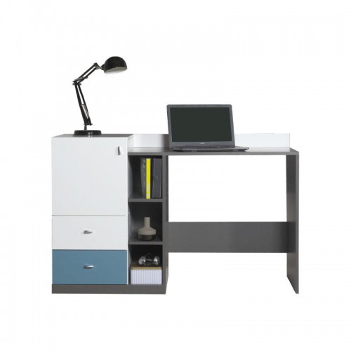 Стол TA9 Tablo Meblar графит / белый люкс / атлантик