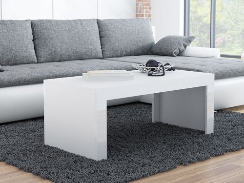 Столик журнальний Tess CAMA білий/білий глянець