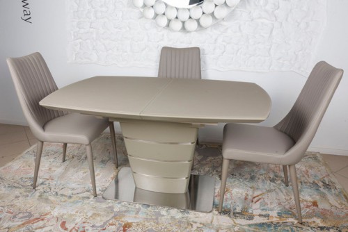 Стол раскладной Atlanta 120/160 Nicolas мокко