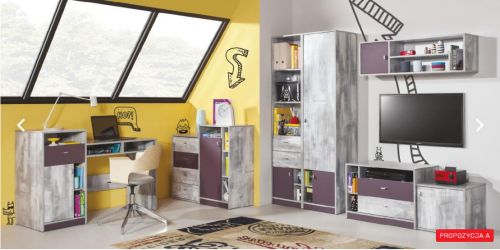 Дитяча Zoom A Meblar hong kong / баклажан.