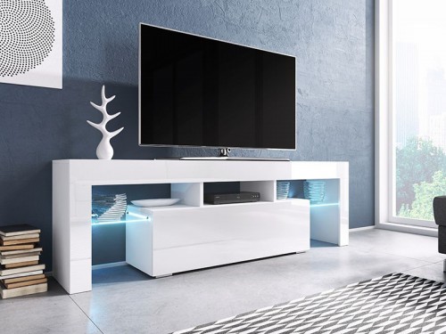 Тумба ТВ RTV TORO 138 Сama білий/ білий глянець