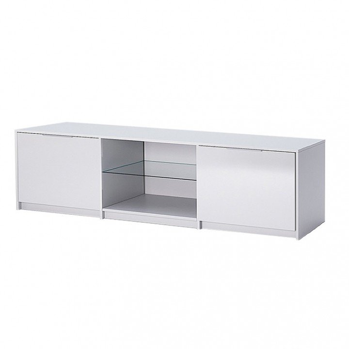 ТУМБА ТВ Рома RM-160-WB MiroMark белый глянец