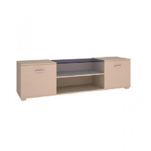 Тумба РТВ Boston B Blonski песочный/сахарный глянец