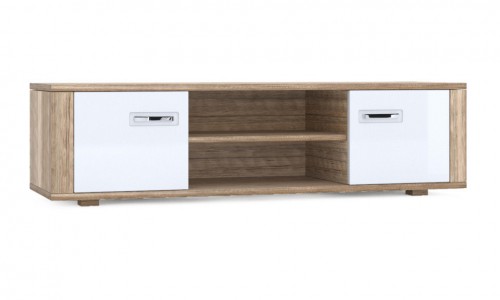 Тумба RTV Davin Н Blonski дуб каньон/белый глянец