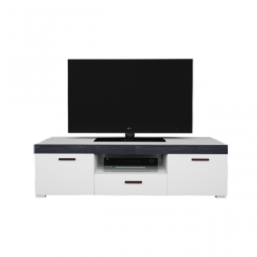 Тумба РТВ Hollywood H Blonski белый/белый глянец