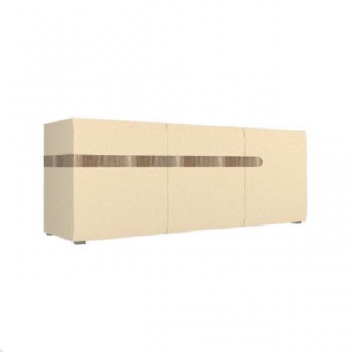 Тумба РТВ Letis P Blonski кремовый глянец/дуб каньон