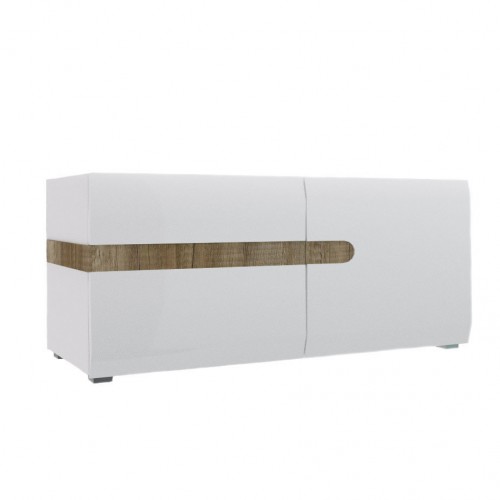 Тумба РТВ Letis PM Blonski белый глянец/дуб каньон