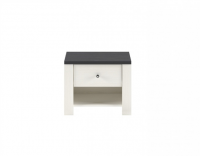 Тумба приліжкова 1S АНТВЕРПЕН Гербор ясен сніжний/дуб морений
