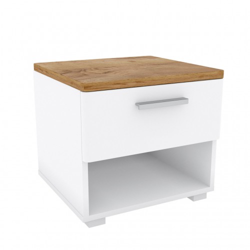 Тумбочка приліжкова Candy J Blonski дуб крафт табако/білий матовий
