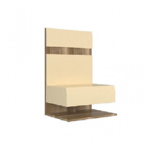 Тумбочка приліжкова Letis Y Blonski кремовий глянець/дуб каньйон