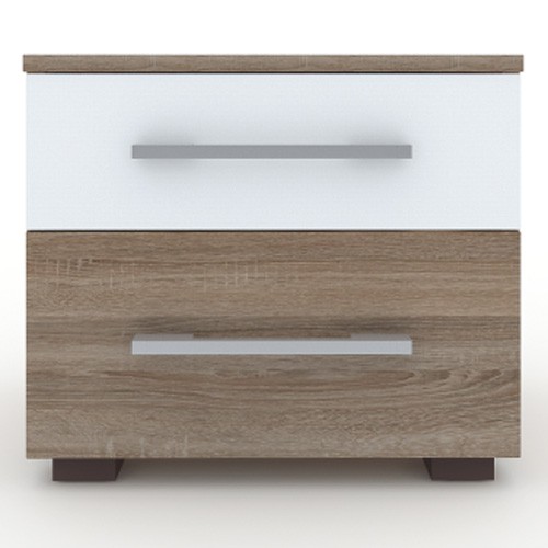 Тумбочка приліжкова Martina X Blonski дуб Сонома білий