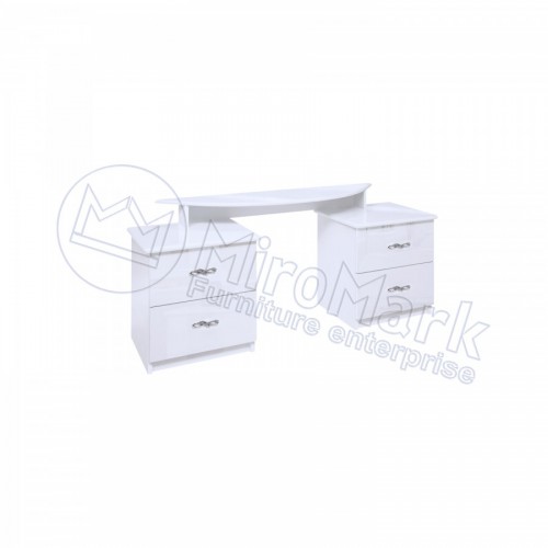 Туалетный столик Прованс 4шх Миромарк белый глянец