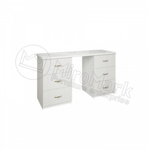 ТУАЛЕТНИЙ СТОЛИК Футура 6шх  МіроМарк білий глянець
