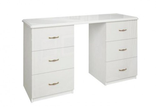 ТУАЛЕТНИЙ СТОЛИК Лулу 6шх МіроМарк білий глянець