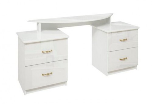 ТУАЛЕТНИЙ СТОЛИК Лулу 4шх МіроМарк білий глянець